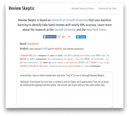 Review Skeptic recensioner check hotell