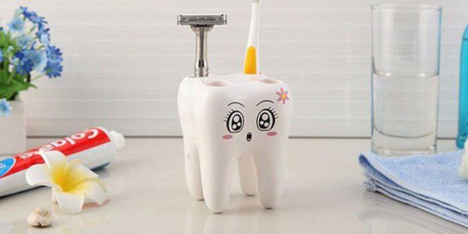 Hållare för tandborstar