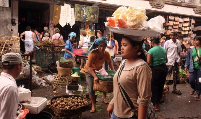 Marknaden i Bali