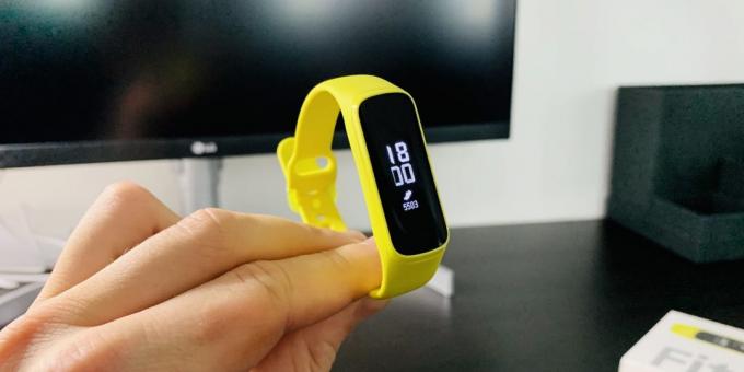 Översyn av Samsung Galaxy Fit och Galaxy Fit E: Display Galaxy Fit E