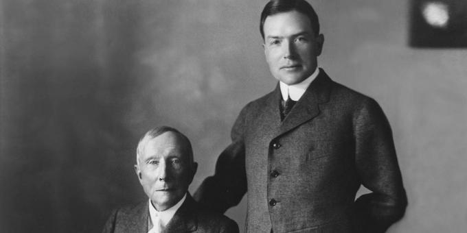 John D. Rockefeller och hans son John