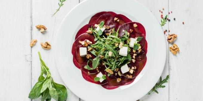 Rödbetscarpaccio