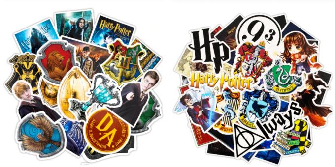 Klistermärken med Harry Potter