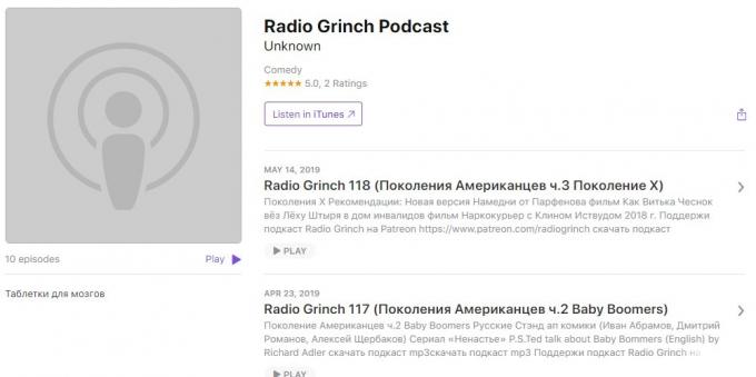 Intressanta podcasts: Radio Grinch