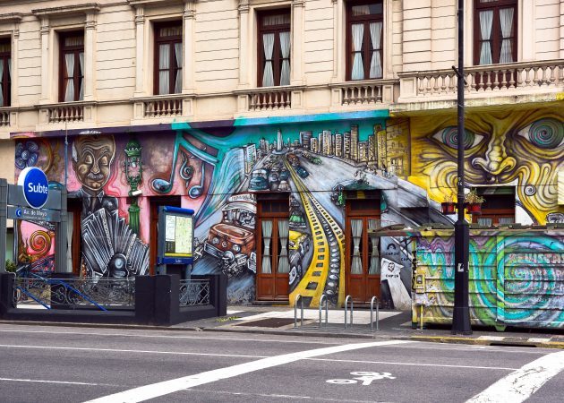 besök Argentina: graffiti