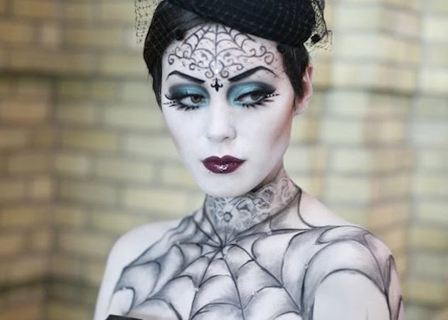 Makeup för Halloween: Witch 1