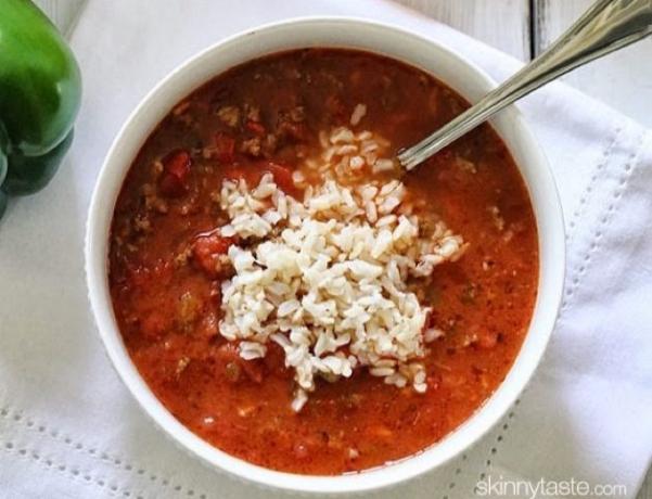 Tomatsoppa med nötkött