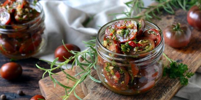 Salta tomater på 40 minuter