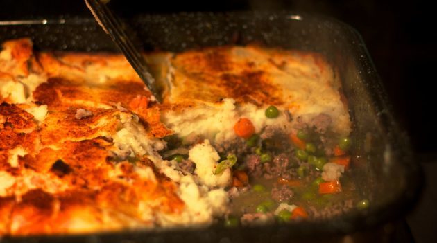 Vad du laga mat från fyllningen: Shepherds pie 