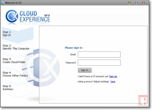 CloudExperience - mycket bekvämt molntjänst filsynkronisering