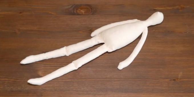 Hur man syr en Tilda docka: sy händerna