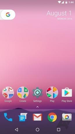 Nexus launcher söker på sidan