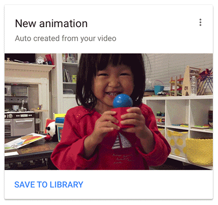 Google Foto animation