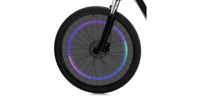 Färgade lock för cykel