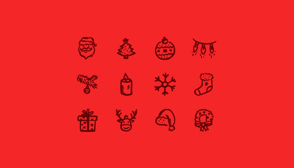 Merry Icons Free av handritad varor