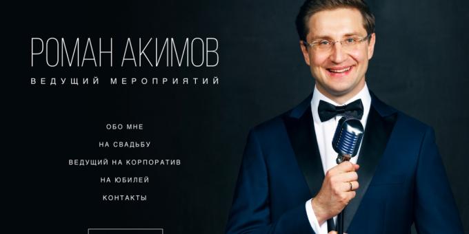 Personliga varumärke: platsen för de ledande händelserna i Roman Akimov
