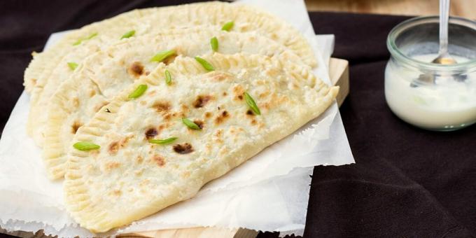 Väldigt enkla tortillas med ost i panna