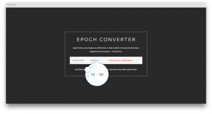 unix-tiden: Epoch Converter