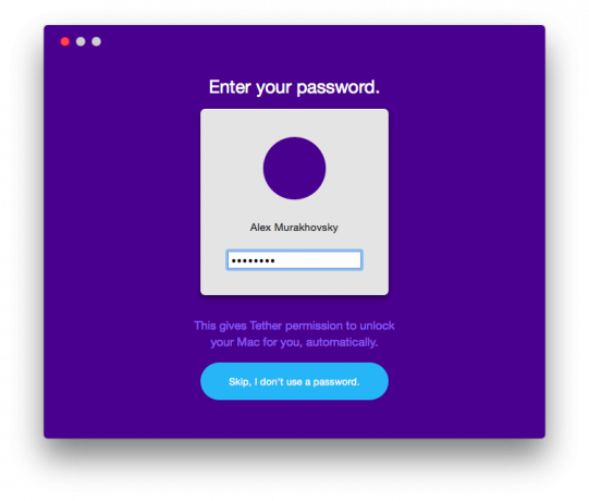 Om du vill kan du även aktivera automatisk inmatning av lösenord