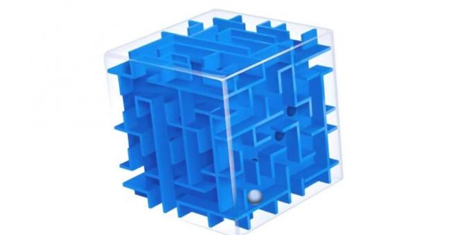 Pedagogiska spel för barn 6-7 år: labyrint kub