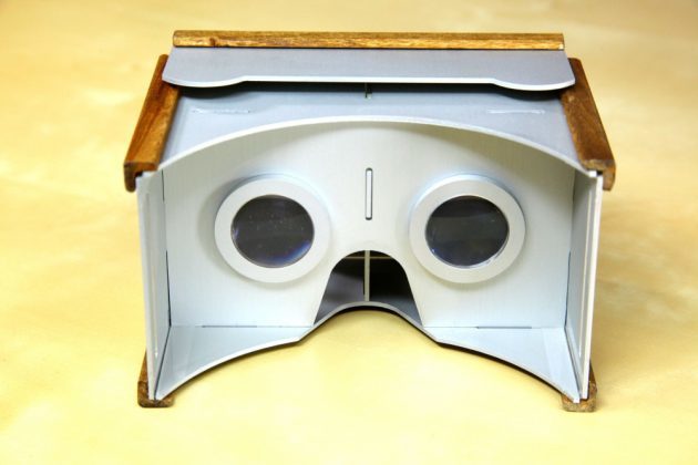 Den ovanliga utformningen av Google Cardboard