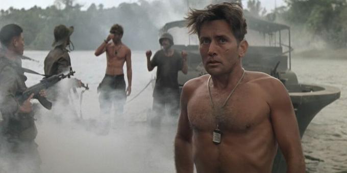 En stillbild från filmen om djungeln "Apocalypse Now"