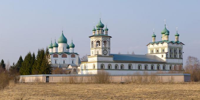 Sevärdheter i Veliky Novgorod: Nikolo-Vyazhishsky-klostret