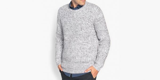 Pullover stickad från täta La Redoute samlingar