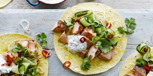 Vad laga till middag: tacos med lax och kryddor