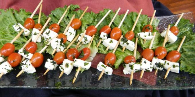 Caprese grillspett