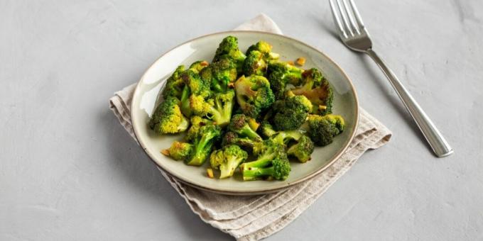 Stekt broccoli i panna
