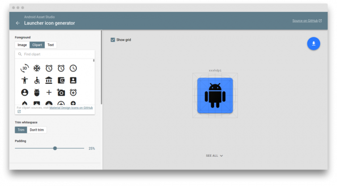 Android Asset Studio: skapa ikoner
