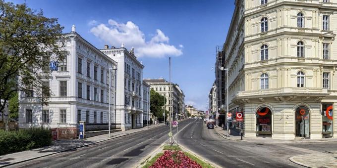 De bästa städerna i form av levande: Wien