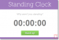 StandingClock: tidredovisning i stående ställning