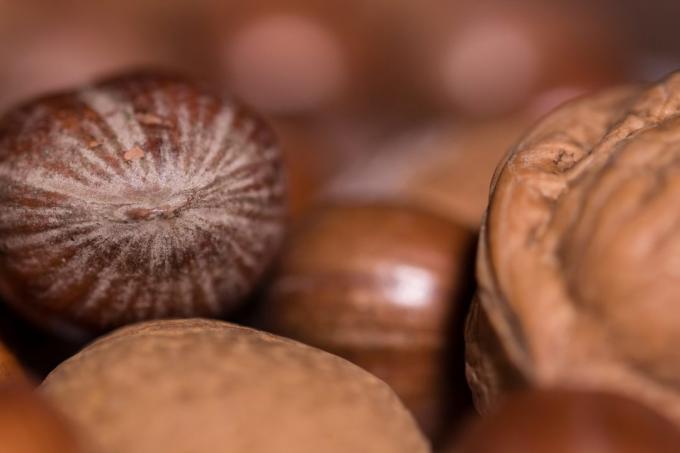 hälsosam mat: nötter