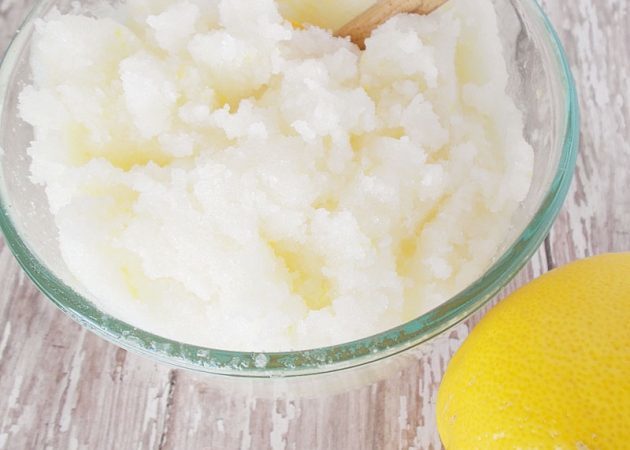 Sugar scrub med doft av citron