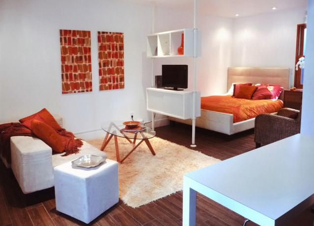 Design Studio lägenheter: den optimala storleken möbler