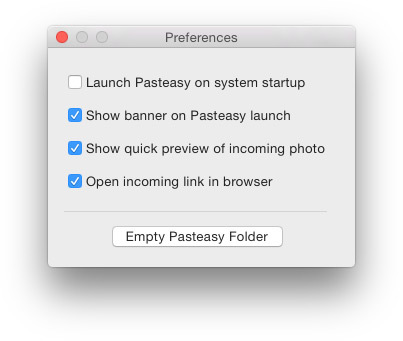 Pasteasy för OS X