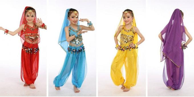orientalisk dancer dräkt