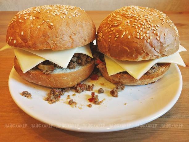Sloppy Joe: Två Burger