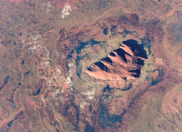 Bilder av jorden från rymden: Uluru