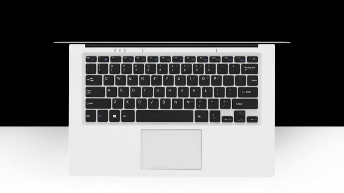 Chuwi LapBook 14.1: tangentbord och pekplatta