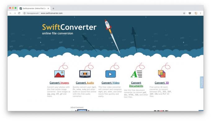 Online-omvandlare: SwiftConverter