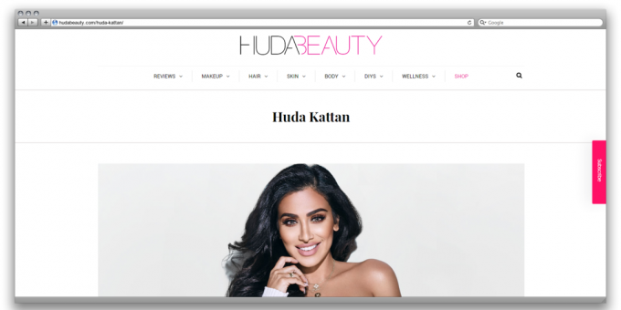 Huda Kattan (webbplats)