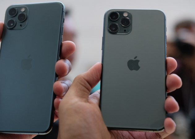 matt baksidan grön iPhone Pro 11 och Pro 11 Max
