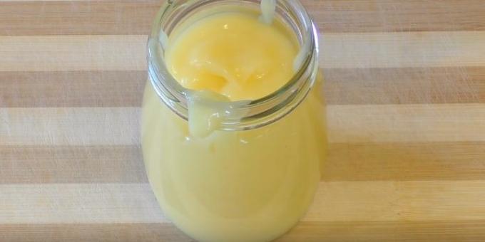 Recept: Custard citronkräm utan mjölk