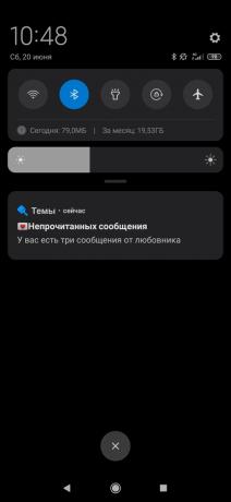 Xiaomi Mi 10-meddelanden