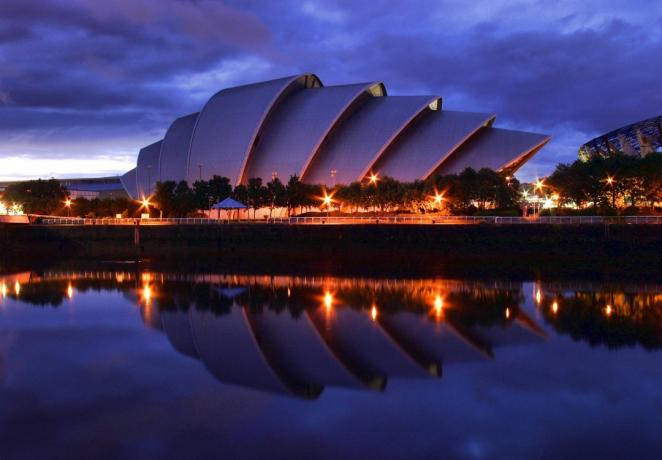 Europeisk arkitektur: The Armadillo i Glasgow