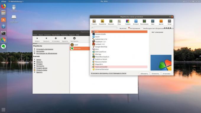 PlayOnLinux kommer att installera ett Windows-program på Linux