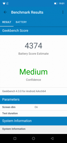 Ulefone Armor 5: Geekbench Battery